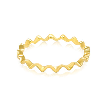 Gold Squiggle Ring